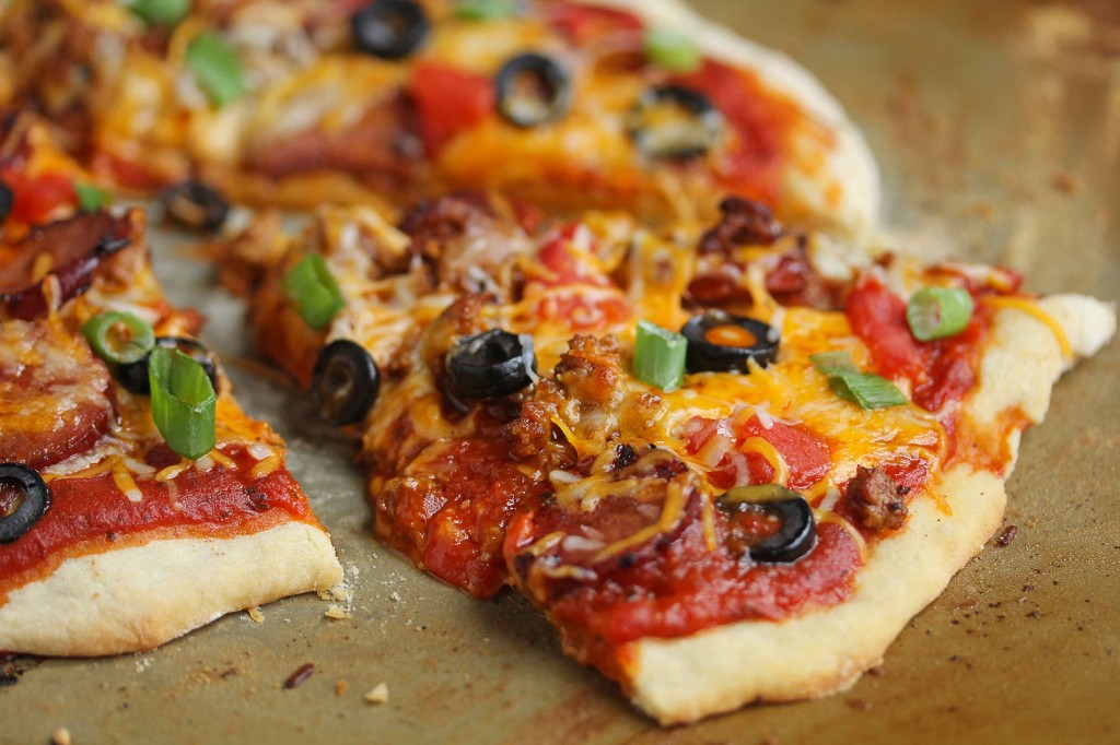 Chorizo Mexican Pizza - Grandbaby Cakes