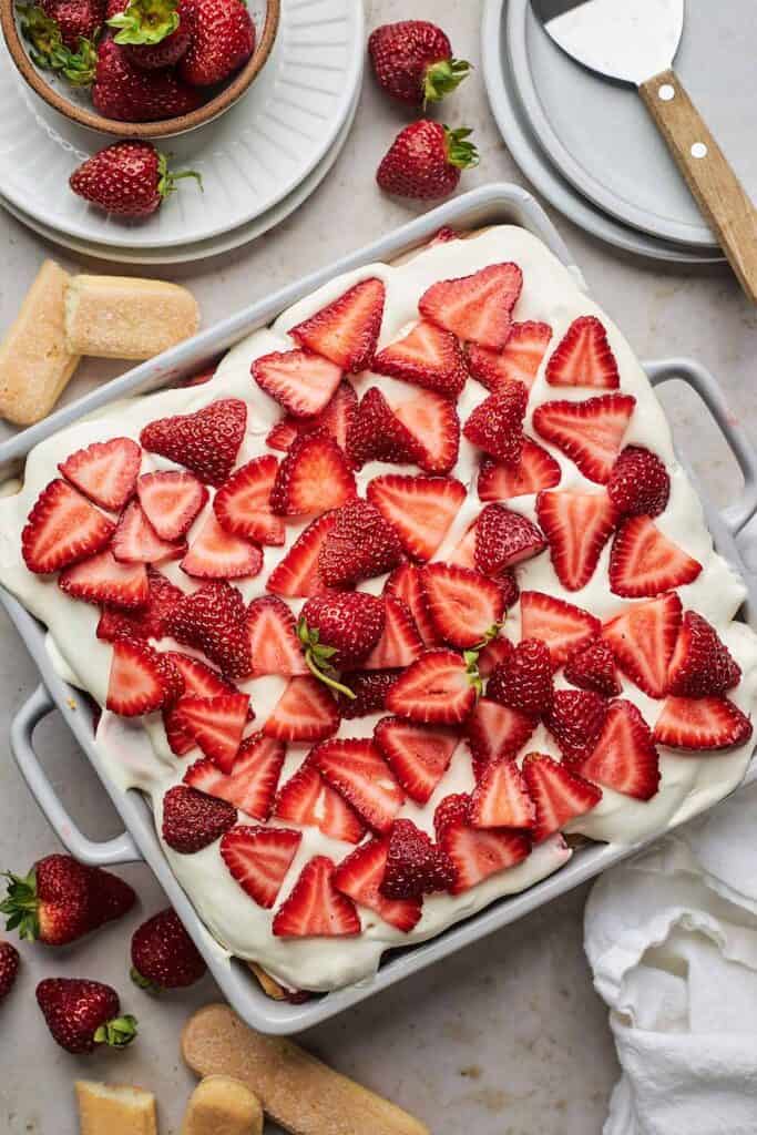 Strawberry Tiramisu - Grandbaby Cakes