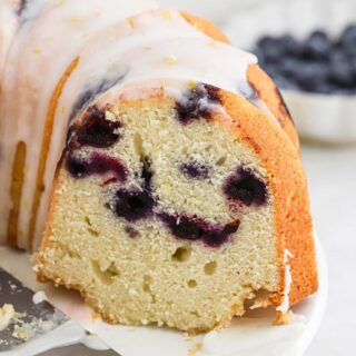 Blueberry Lemon Pound Cake | Grandbaby Cakes