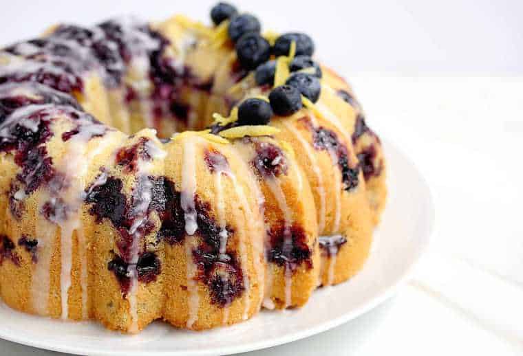 Blueberry Orange Bundt Cake - Grandbaby Cakes