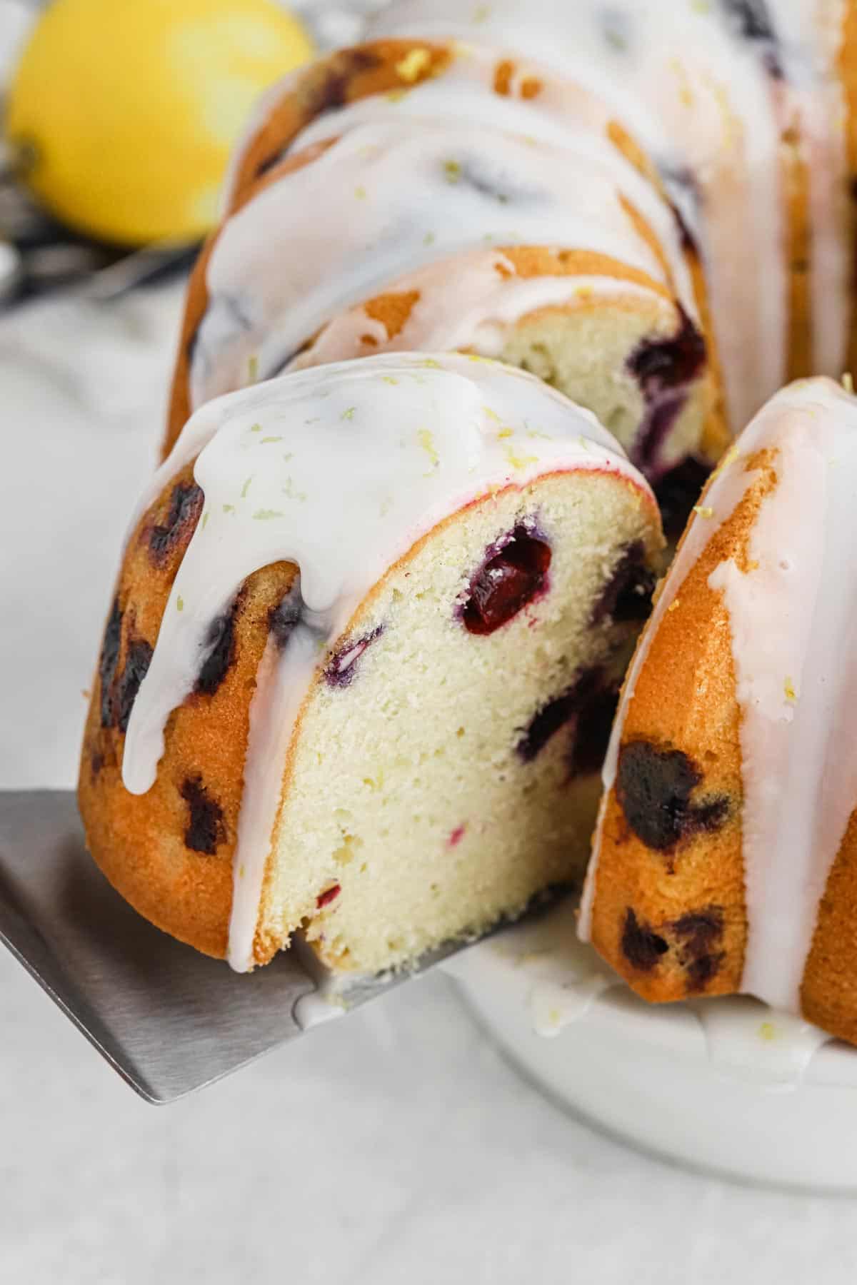 Blueberry Lemon Pound Cake | Grandbaby Cakes