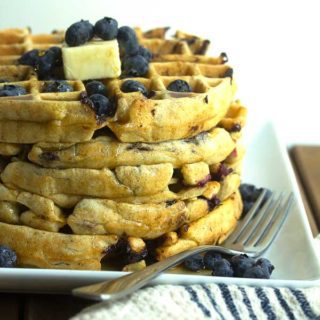 blueberry waffles