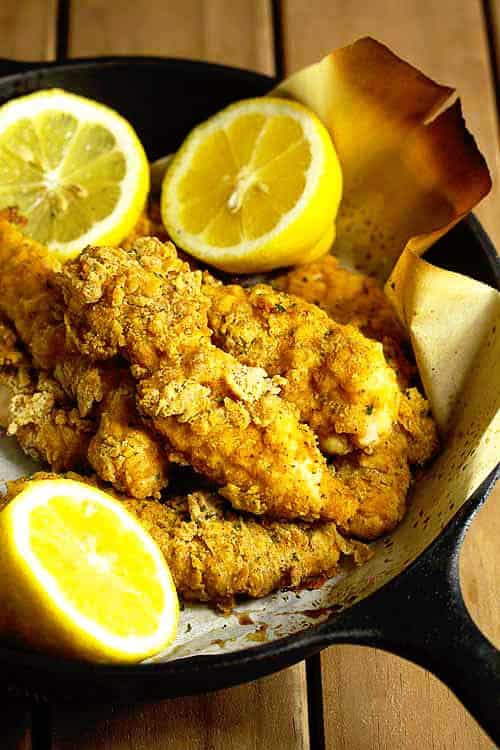 oven fried chicken tenders 1 1 - Oven Fried Chicken Tenders (Oven Fried Chicken)