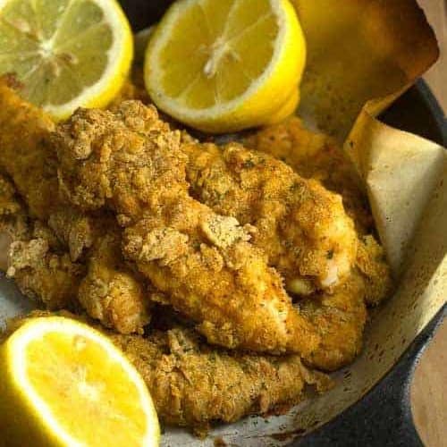 Oven Fried Chicken Tenders (Oven Fried Chicken) - Grandbaby Cakes