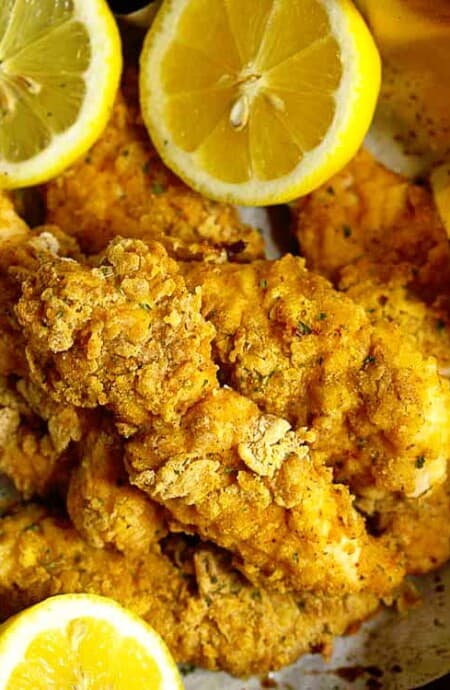 Oven Fried Chicken Tenders- They taste Fried!!!!! | Grandbaby Cakes