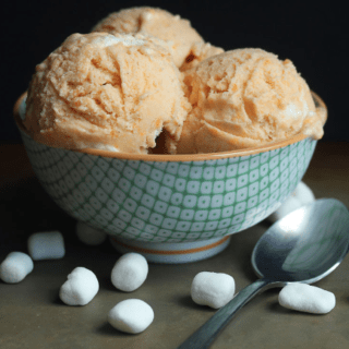 Sweet Potato Ice Cream with Toasted Marshmallows | Grandbaby Cakes