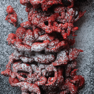 Red Velvet Funnel Cakes | Grandbaby Cakes