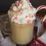 Peppermint Eggnog White Hot Cocoa | Grandbaby Cakes