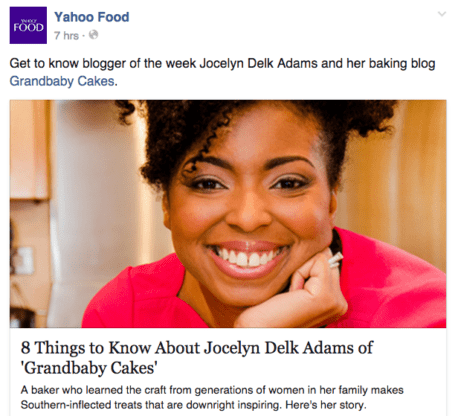 Yahoo! Food Blogger of the Week!