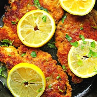 Breaded Chicken Piccata | Grandbaby Cakes