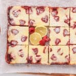 Raspberry Lemon Bars | Grandbaby Cakes
