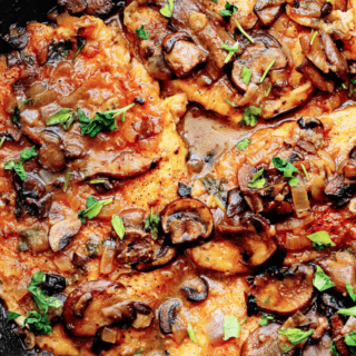 Skinny Chicken Marsala | Grandbaby Cakes