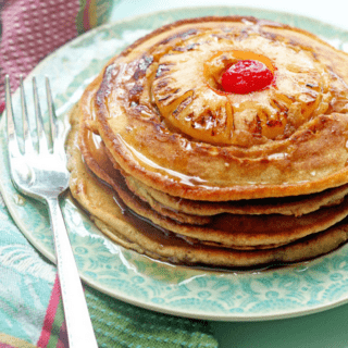 Pineapple upside down pancakes featured image 320x320 - Pineapple Upside Down Pancakes Recipe