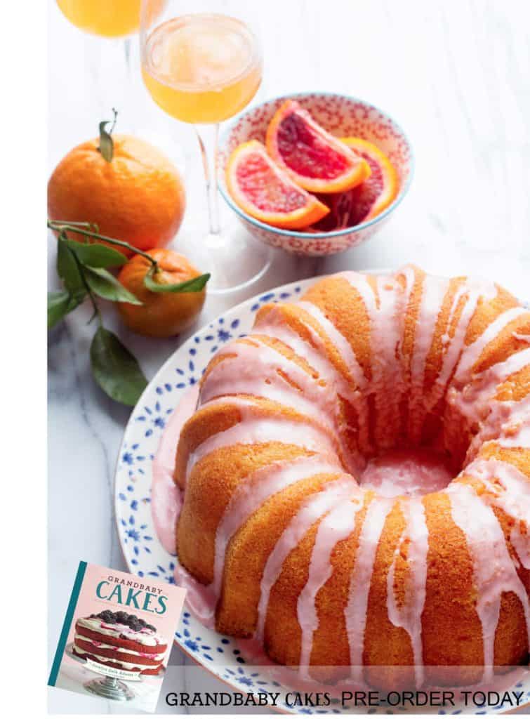 Mimosa pound cake from the Grandbaby Cakes cookbook