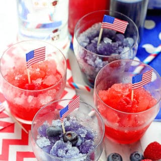 4th of July Spiked Snow Cones | Grandbaby Cakes