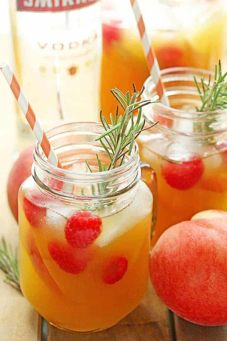 Peach Nectar Punch | Grandbaby Cakes