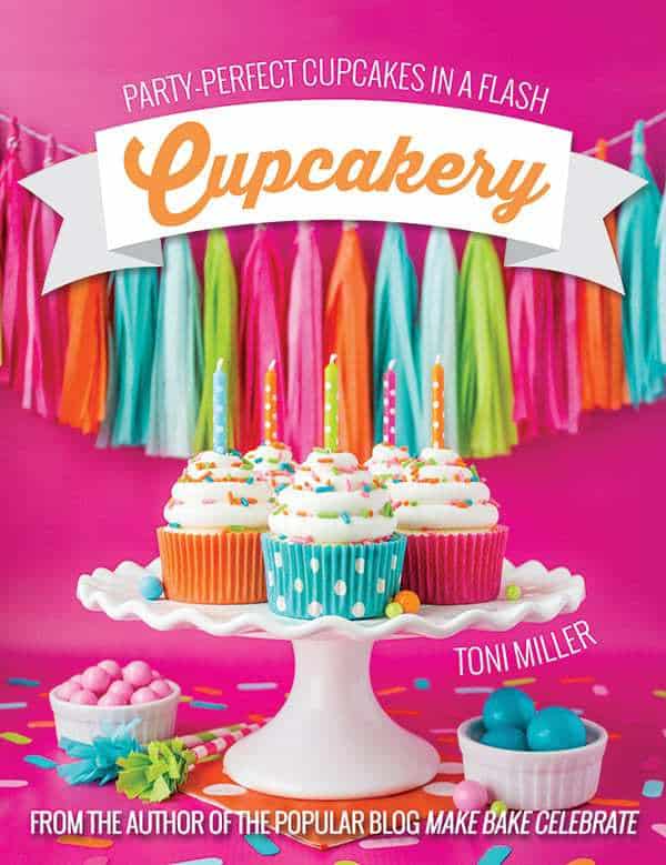 The front cover of the Cupcakery Cookbook