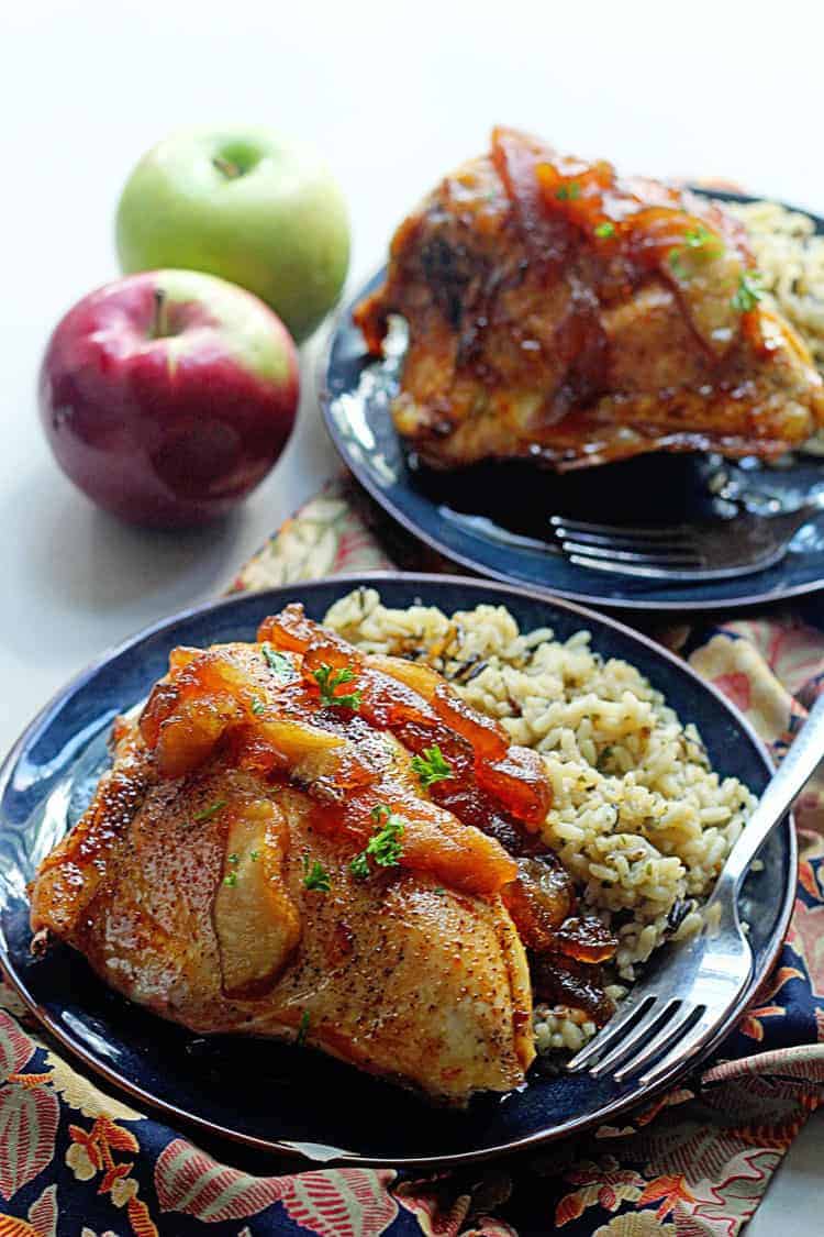 Apple Cider Glazed Chicken | Grandbaby Cakes