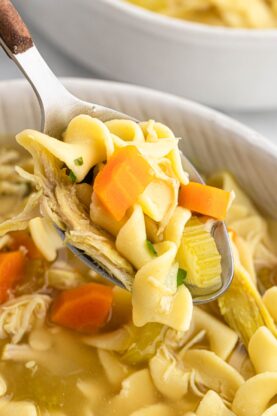 Slow Cooker Chicken Noodle Soup - Grandbaby Cakes