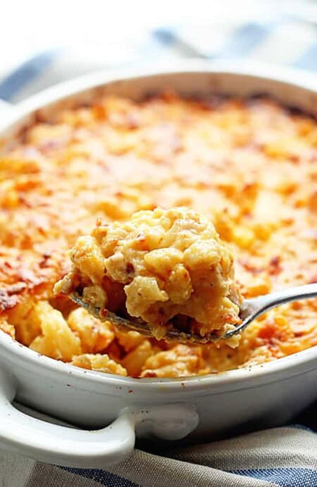 Southern Baked Macaroni and Cheese Recipe | Grandbaby Cakes