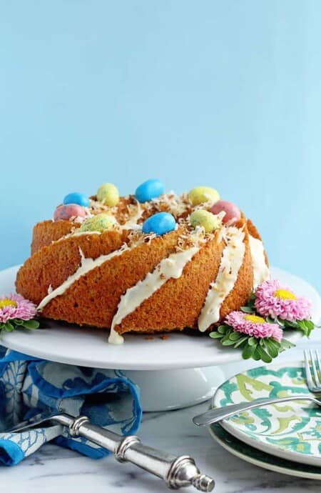 Easy Carrot Cake Pound Cake Recipe - Perfect for Spring and Easter | Grandbaby Cakes