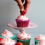 The BEST Strawberry Cupcakes Recipe (from a fresh Strawberry Cake recipe) | Grandbaby Cakes The BEST Strawberry Cupcakes Recipe (from a fresh Strawberry Cake recipe) | Grandbaby Cakes