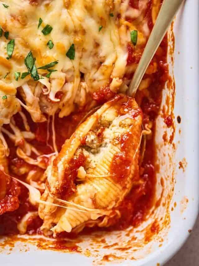 Sausage Stuffed Shells Grandbaby Cakes