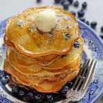Easy Blueberry Pancakes | Grandbaby Cakes