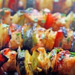 Grilled Apricot Chicken Kabobs | Grandbaby Cakes