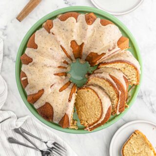 Brown Sugar Pound Cake with Brown Butter Glaze | Grandbaby Cakes