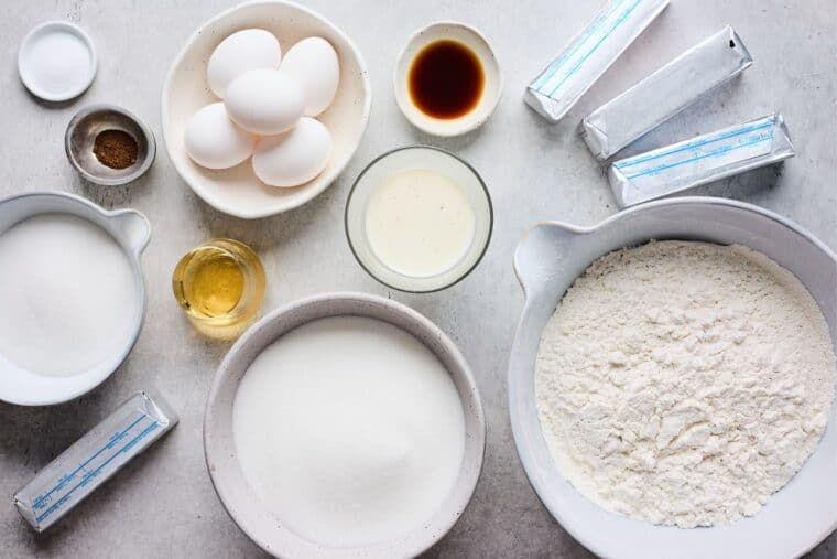 Elegant Eggnog Cake {With Butter Rum Sauce} Grandbaby Cakes