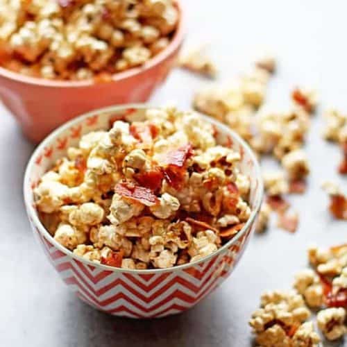 Bacon Popcorn (With Video!) - Grandbaby Cakes