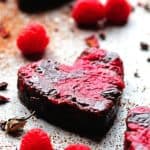 Heart Shaped Raspberry Brownies Recipe | Grandbaby Cakes