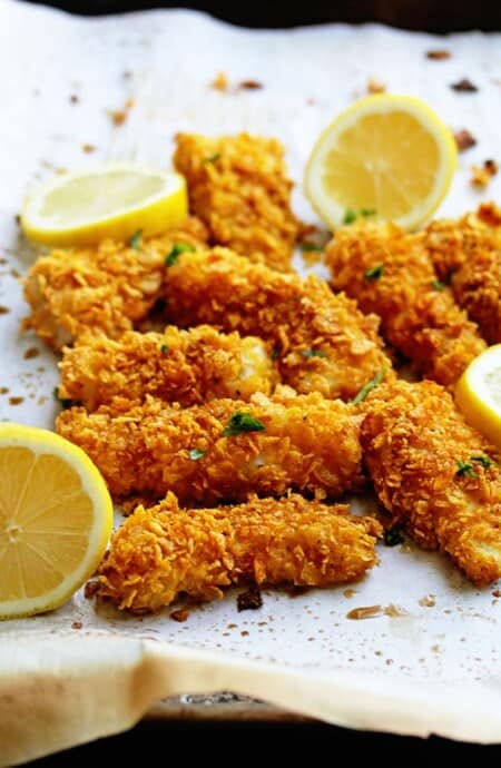 Crispy Baked Fish Sticks Recipe | Grandbaby Cakes