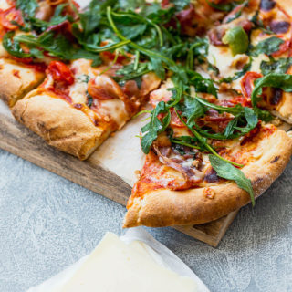 Grilled Prosciutto Arugula Pizza Recipe | Grandbaby Cakes