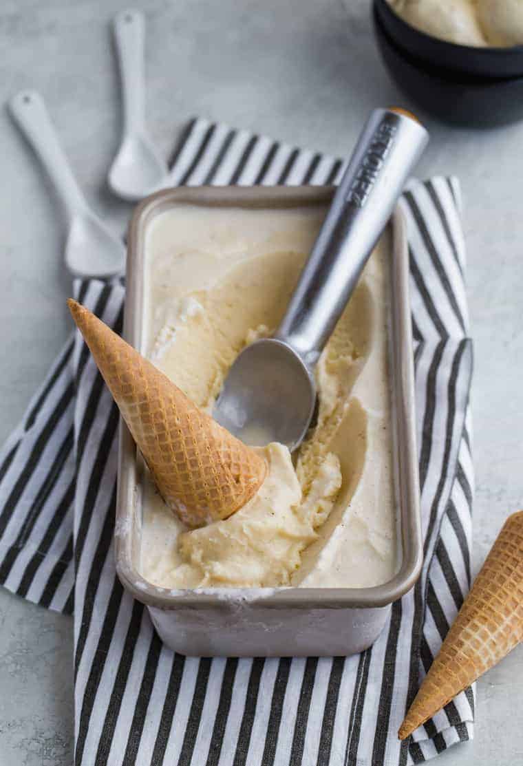 Old Fashioned Homemade Vanilla Ice Cream - Everyday Made Fresh