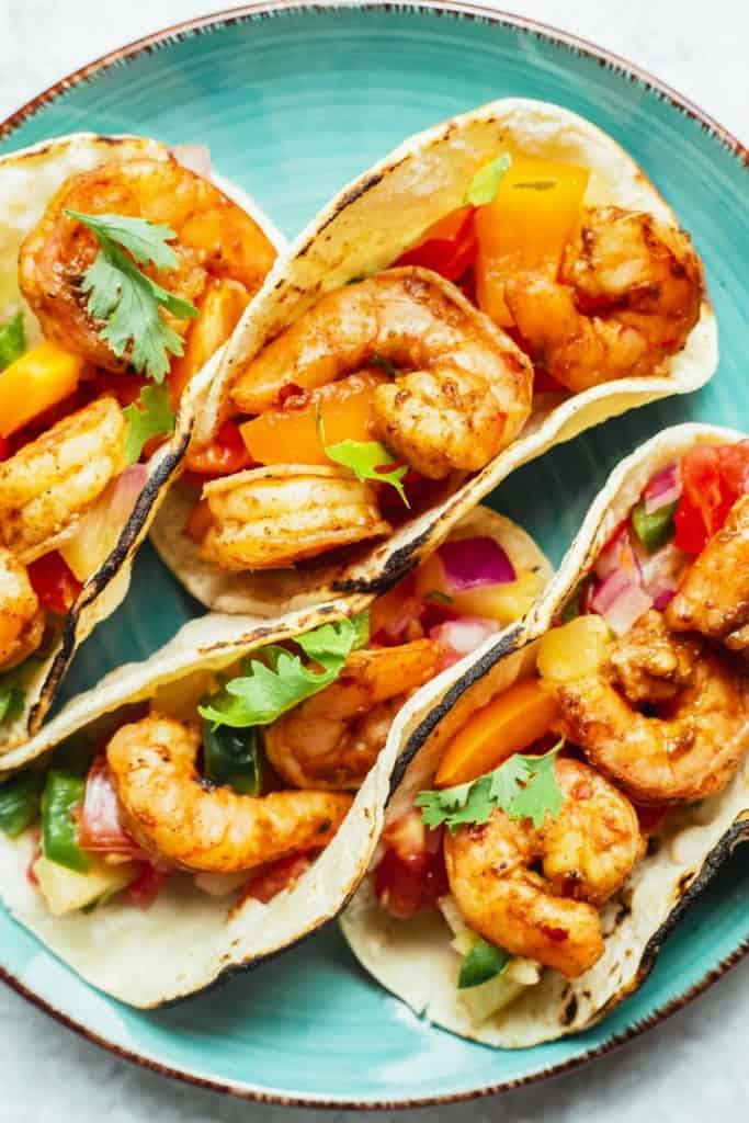 Jerk Shrimp Tacos - Grandbaby Cakes