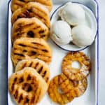 Grilled Pineapple Donut Sundaes Recipe | Grandbaby Cakes