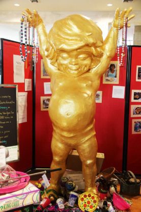 A mardi gras statute within the Southern Food and Beverage Museum