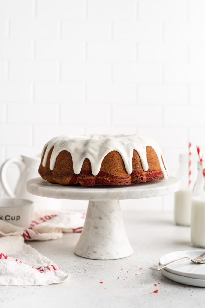 Red Velvet Marble Cake Recipe - Grandbaby Cakes