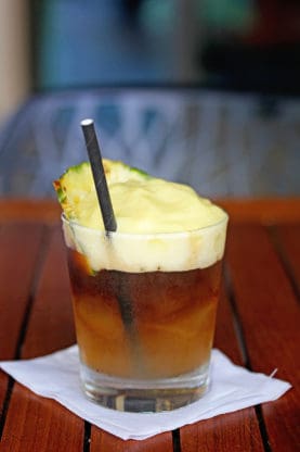 A delicious mai tai cocktail served at Monkey Pod Kitchen in Maui