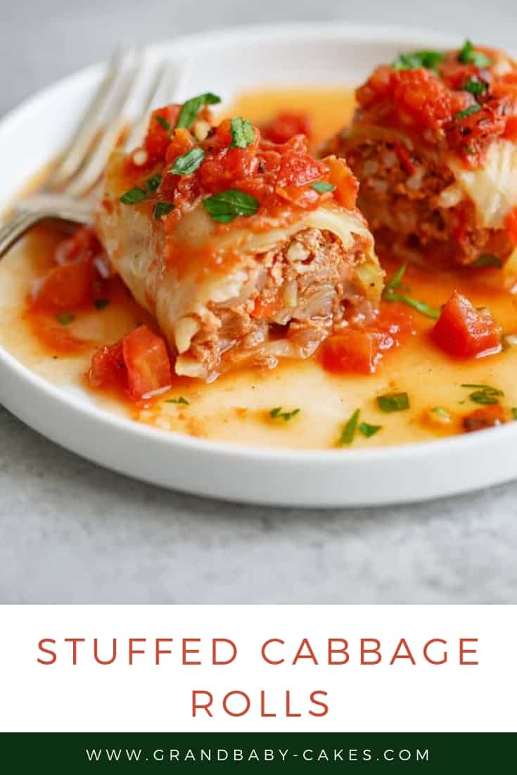 Stuffed Cabbage Rolls Recipe Grandbaby Cakes