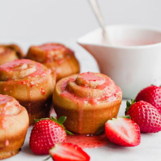 Strawberry Butter Rose Buns | Grandbaby Cakes