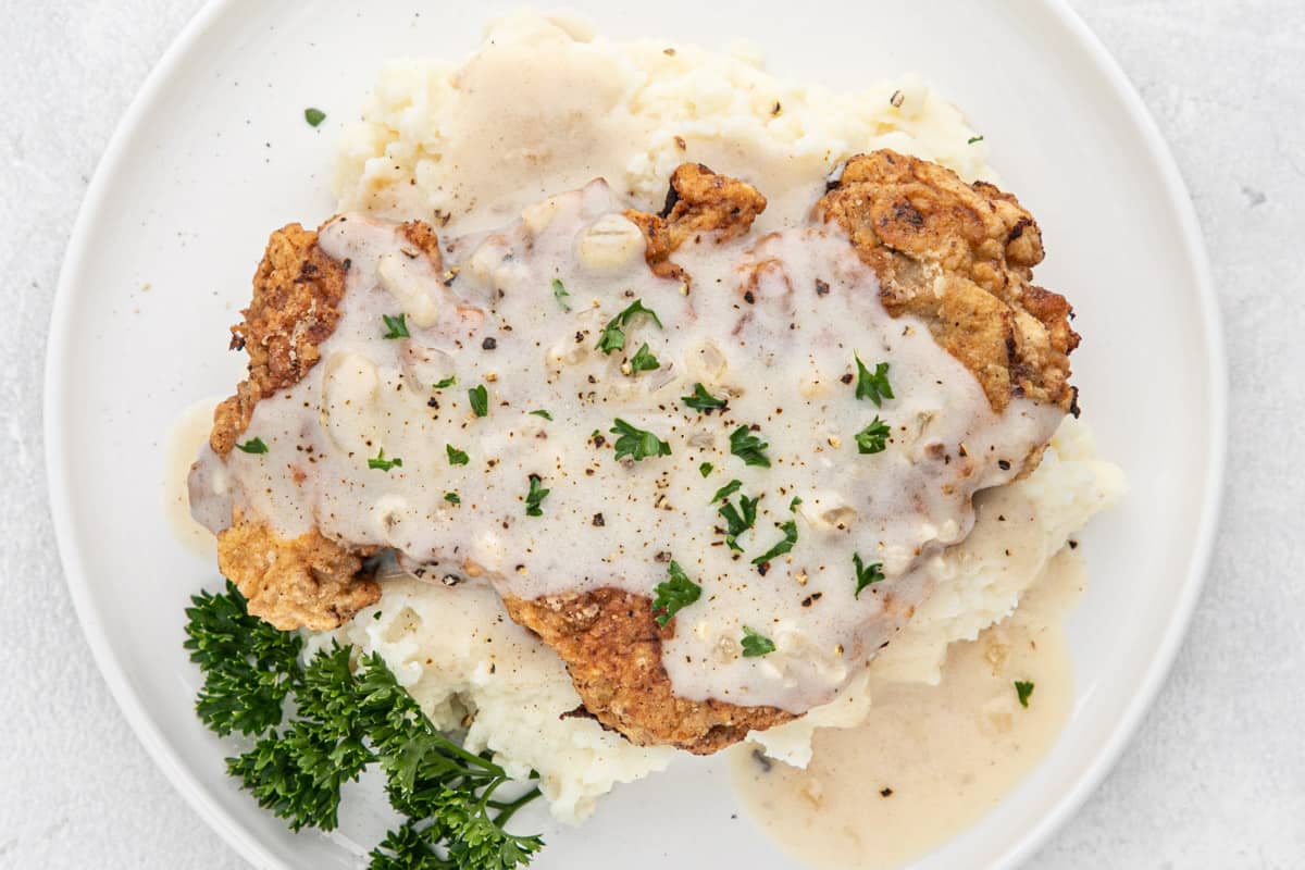 Chicken Fried Steak with Country Gravy - Great Grub, Delicious Treats