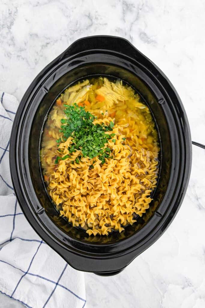 Slow Cooker Chicken Noodle Soup Grandbaby Cakes