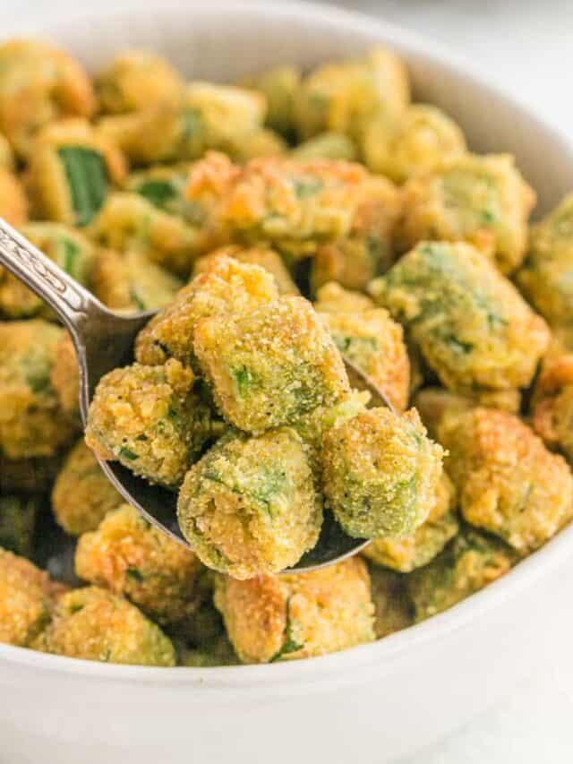Fried Okra Grandbaby Cakes