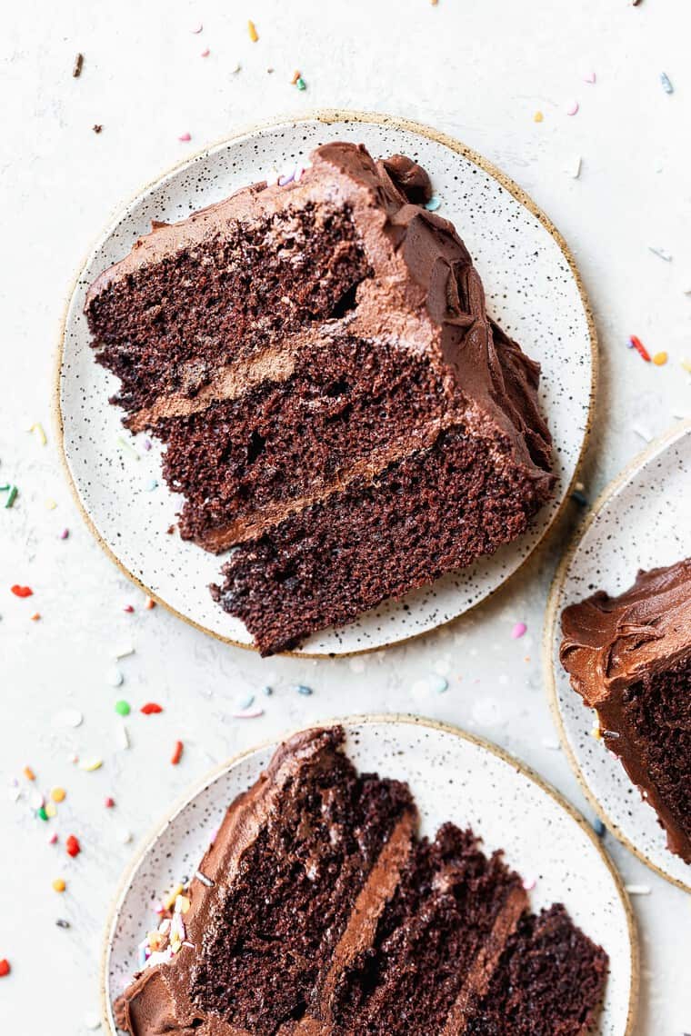 THE BEST Chocolate Birthday Cake Recipe with Chocolate Frosting!