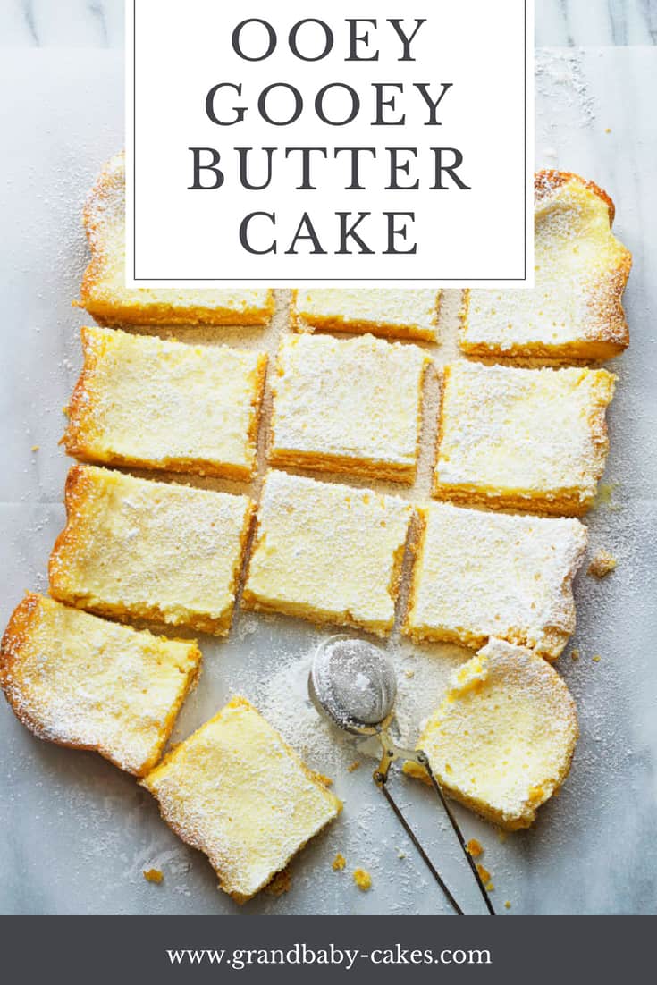 Authentic St. Louis Ooey Gooey Butter Cake - Grandbaby Cakes