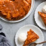 Caramel Peach Dump Cake Recipe | Grandbaby Cakes