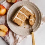 Spiced Cider Apple Cake Recipe with Brown Butter Frosting | Grandbaby Cakes
